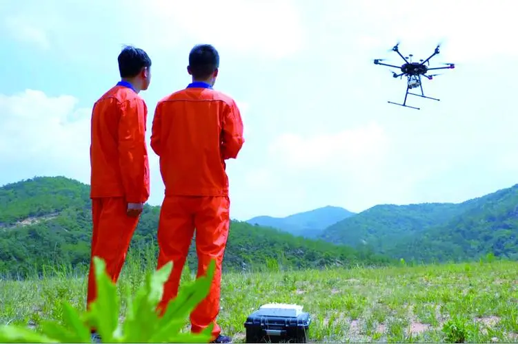 石首无人机倾斜摄影巡检拍摄